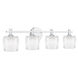 Spade LED 29.75 inch Polished Chrome Bath Light Wall Light, Extra Large