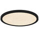 Outskirts LED 20 inch Earth Black Flush Mount Ceiling Light, Large