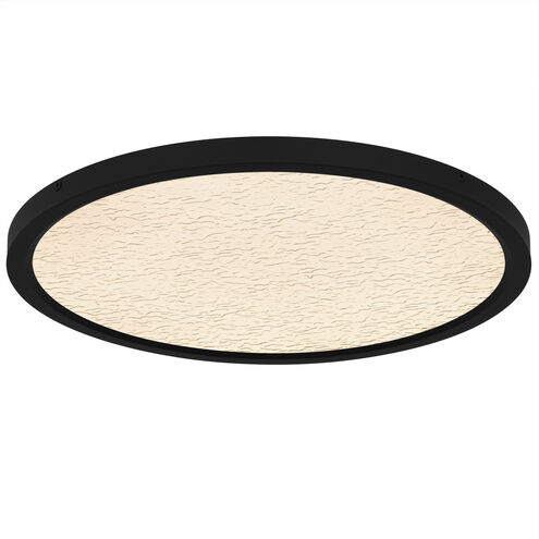 Outskirts LED 20 inch Earth Black Flush Mount Ceiling Light, Large