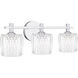Spade LED 21.5 inch Polished Chrome Bath Light Wall Light, Large