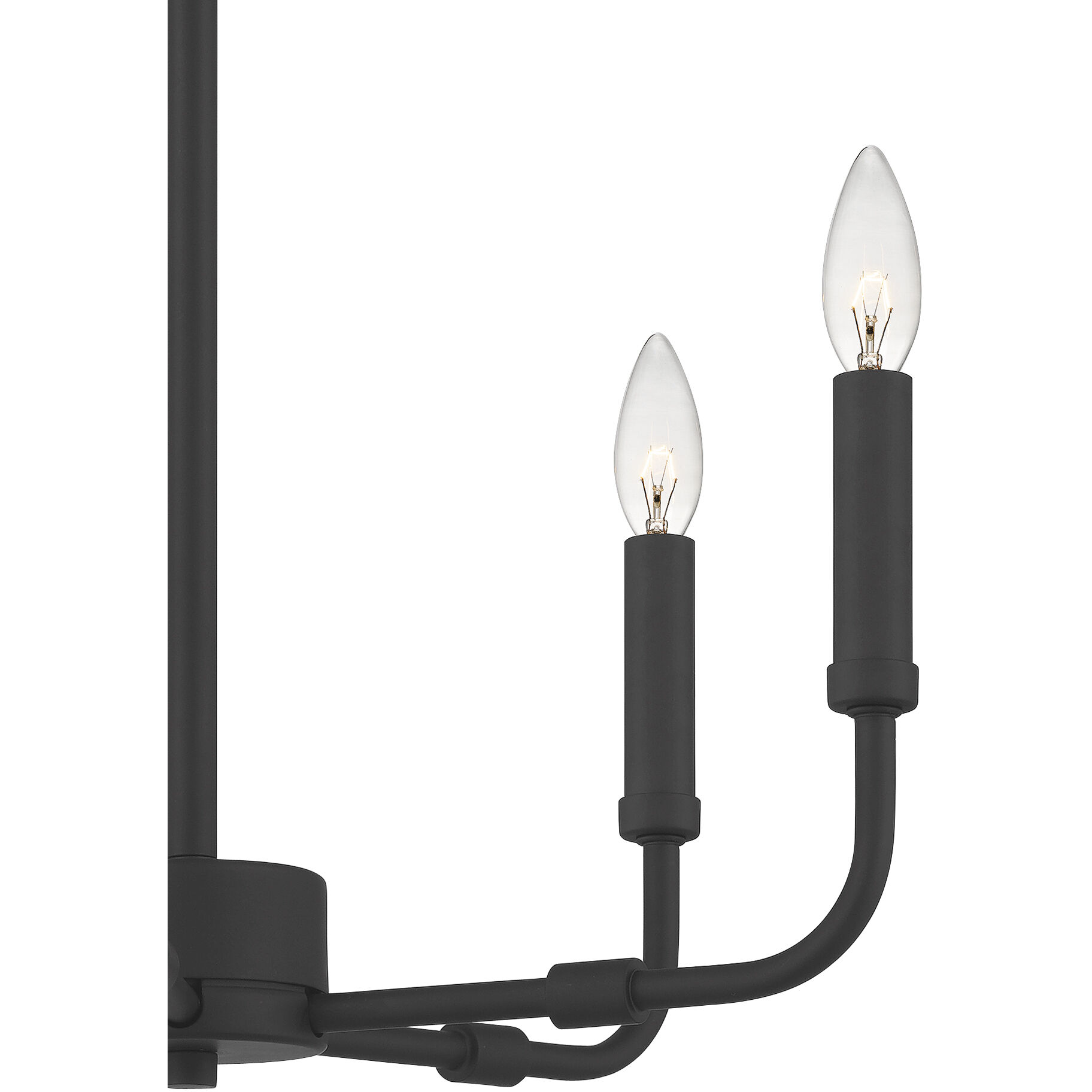 Abner 5 Light 18 inch Matte Black Chandelier Ceiling Light