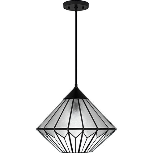 Olivier 1 Light 15 inch Matte Black Pendant Ceiling Light
