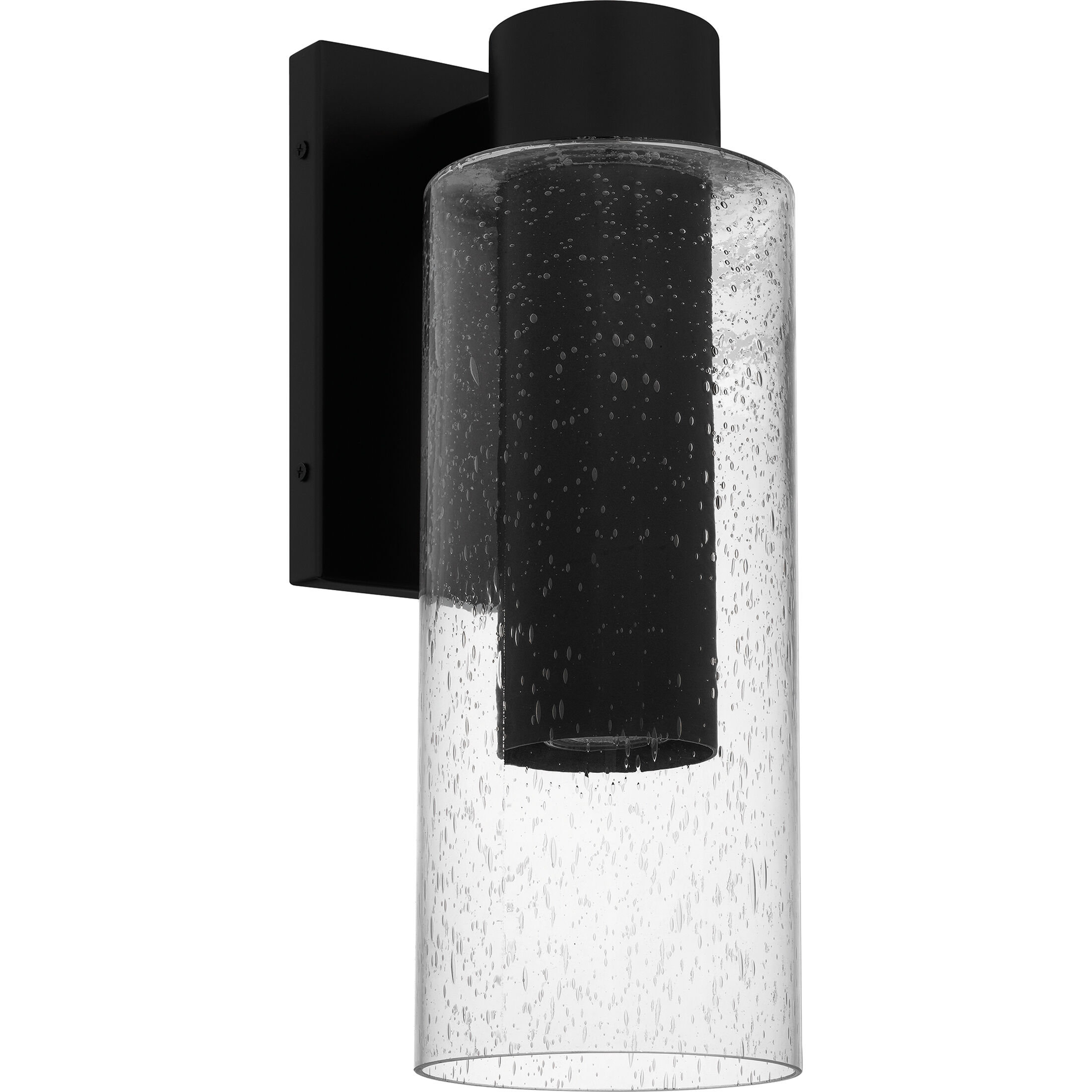 Sawyer LED 15 inch Matte Black Outdoor Wall Lantern, Medium