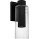 Sawyer LED 15 inch Matte Black Outdoor Wall Lantern, Medium