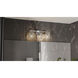 Spade LED 21.5 inch Polished Chrome Bath Light Wall Light, Large