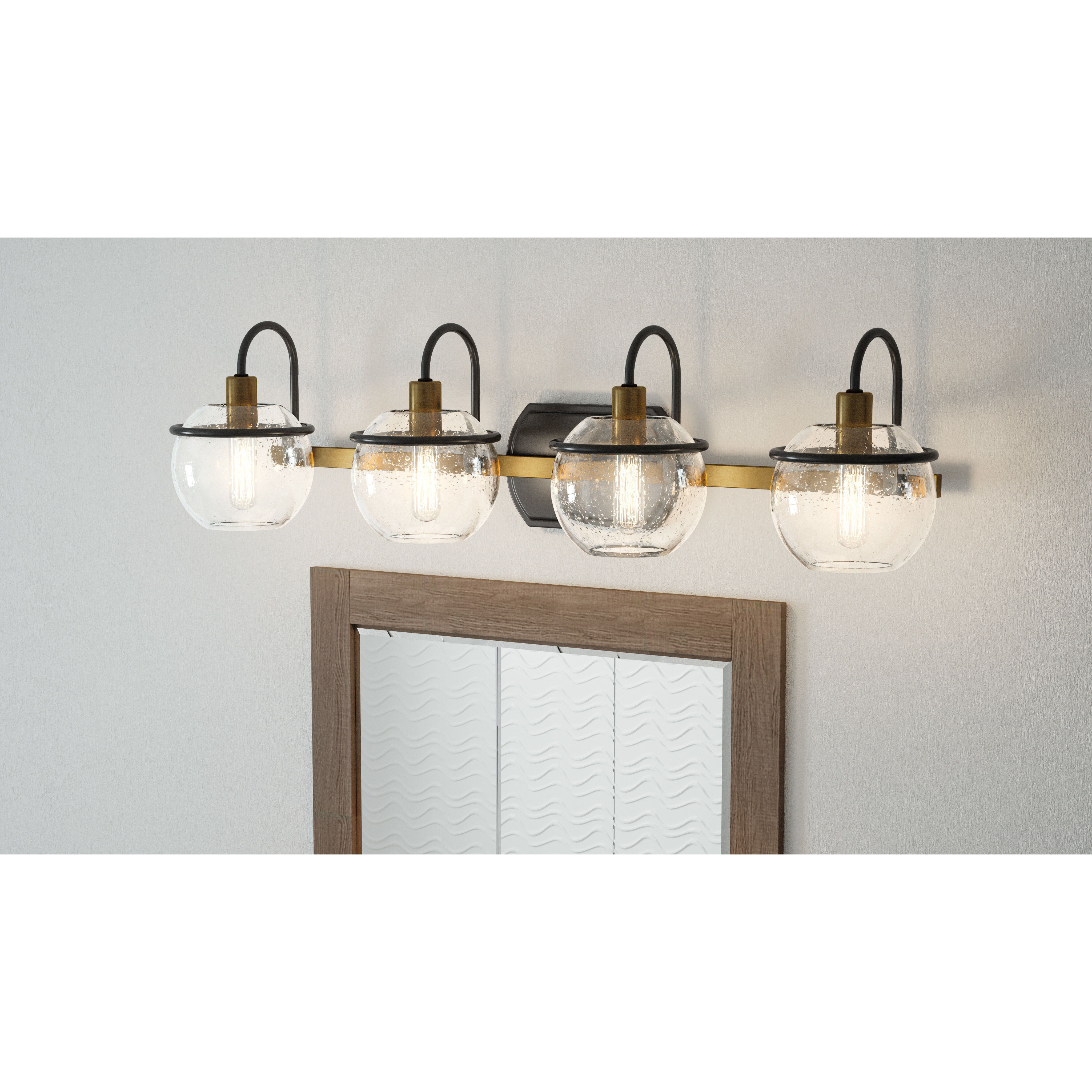 Quoizel PHX8631WT Phoenix 4 Light 31 inch Western Bronze Bath