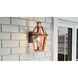 Burdett 1 Light 16 inch Aged Copper Outdoor Wall Lantern