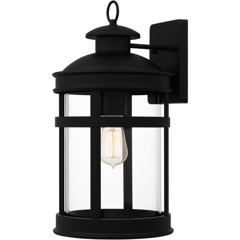 Scout 1 Light 18 inch Matte Black Outdoor Wall Lantern, Large