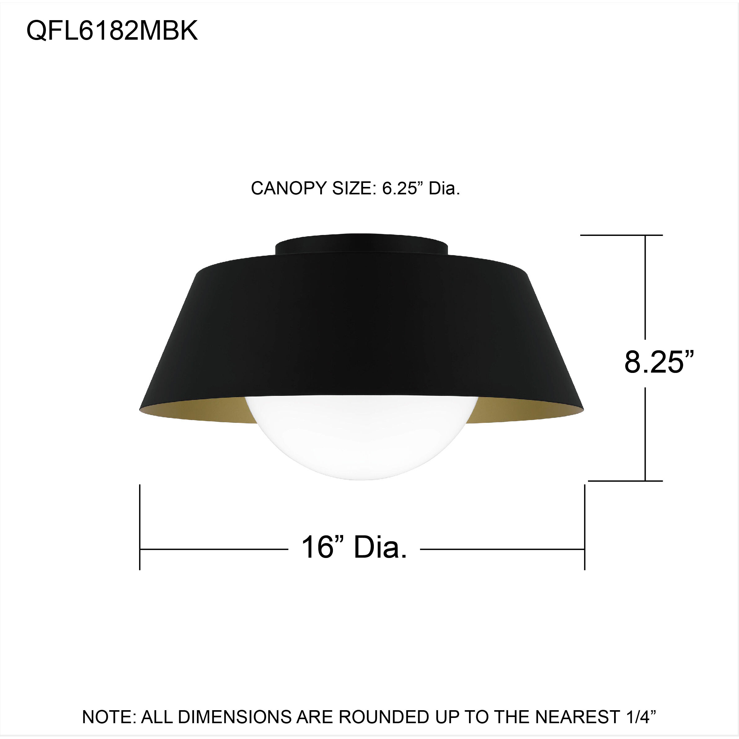 Damascus 1 Light 16 inch Matte Black Flush Mount Ceiling Light