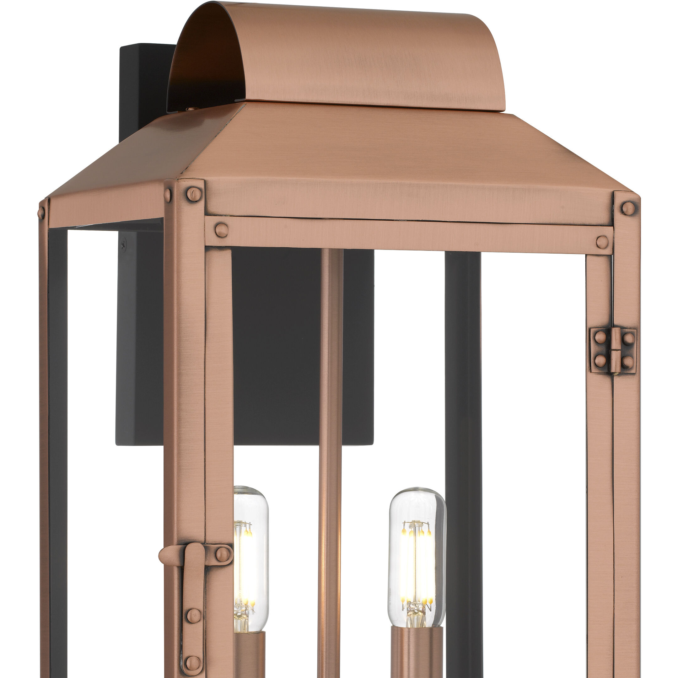 Beryn 2 Light 15.5 inch Aged Copper Outdoor Wall Lantern
