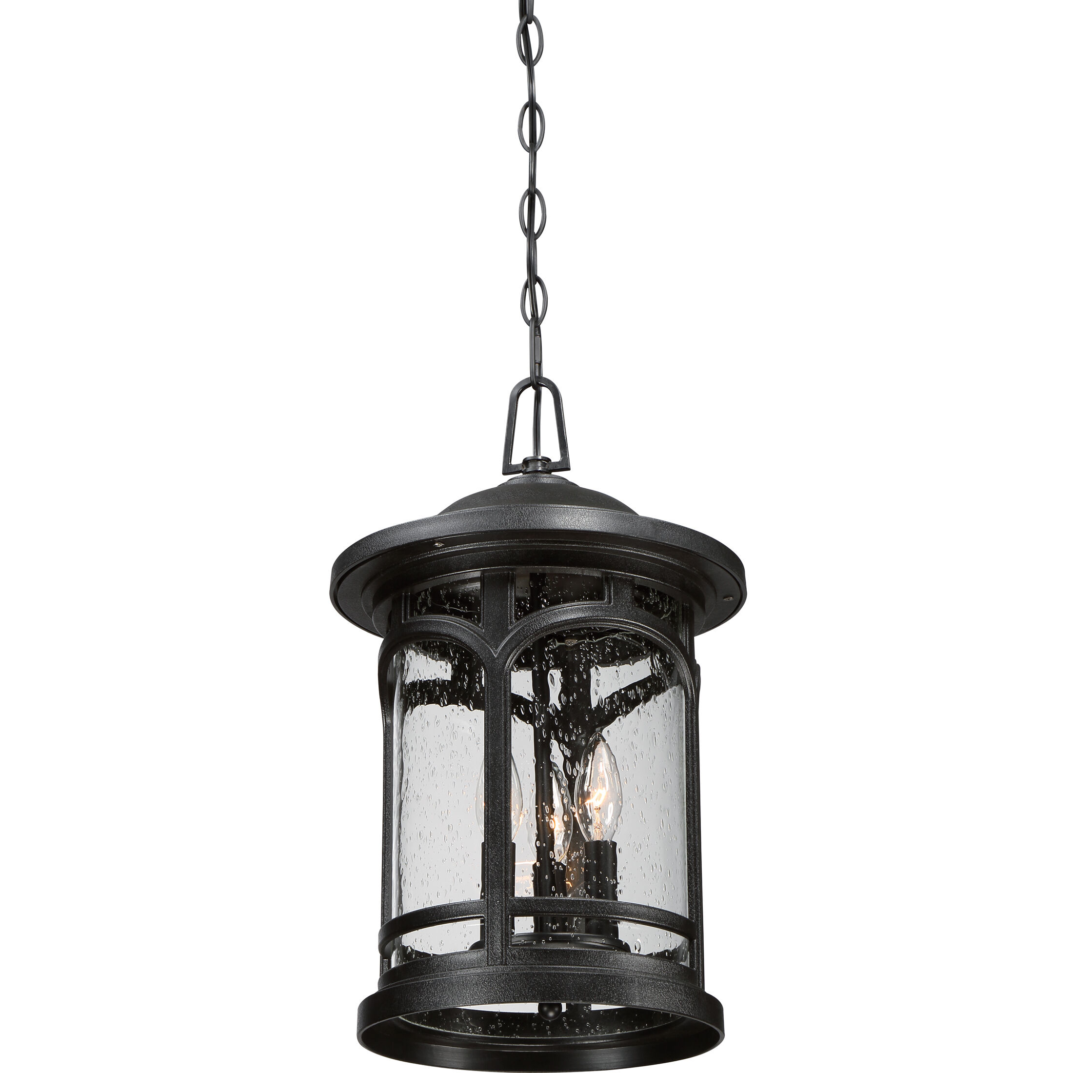 Marblehead 3 Light 11 inch Mystic Black Outdoor Hanging Lantern