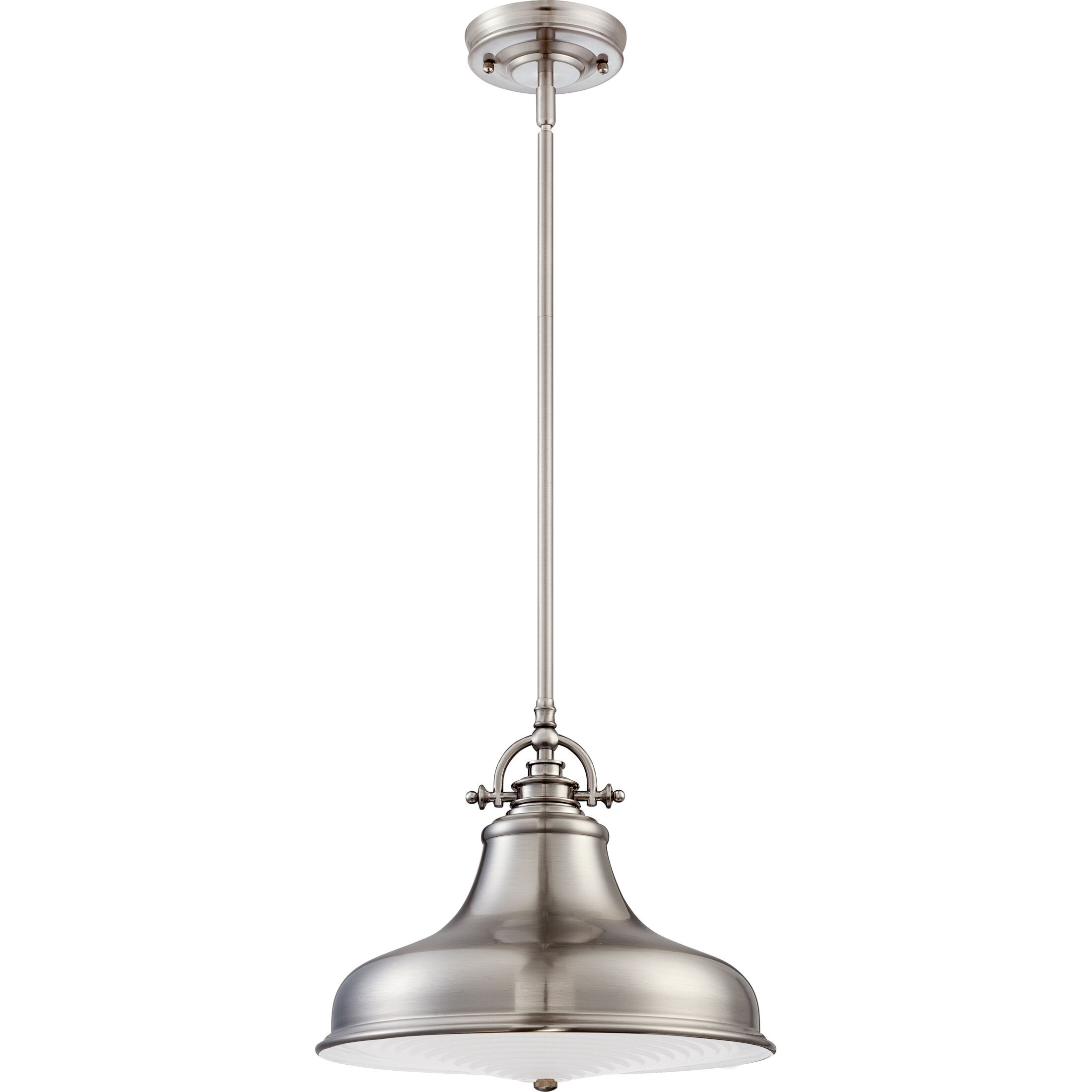 Emery 1 Light 14 inch Brushed Nickel Pendant Ceiling Light