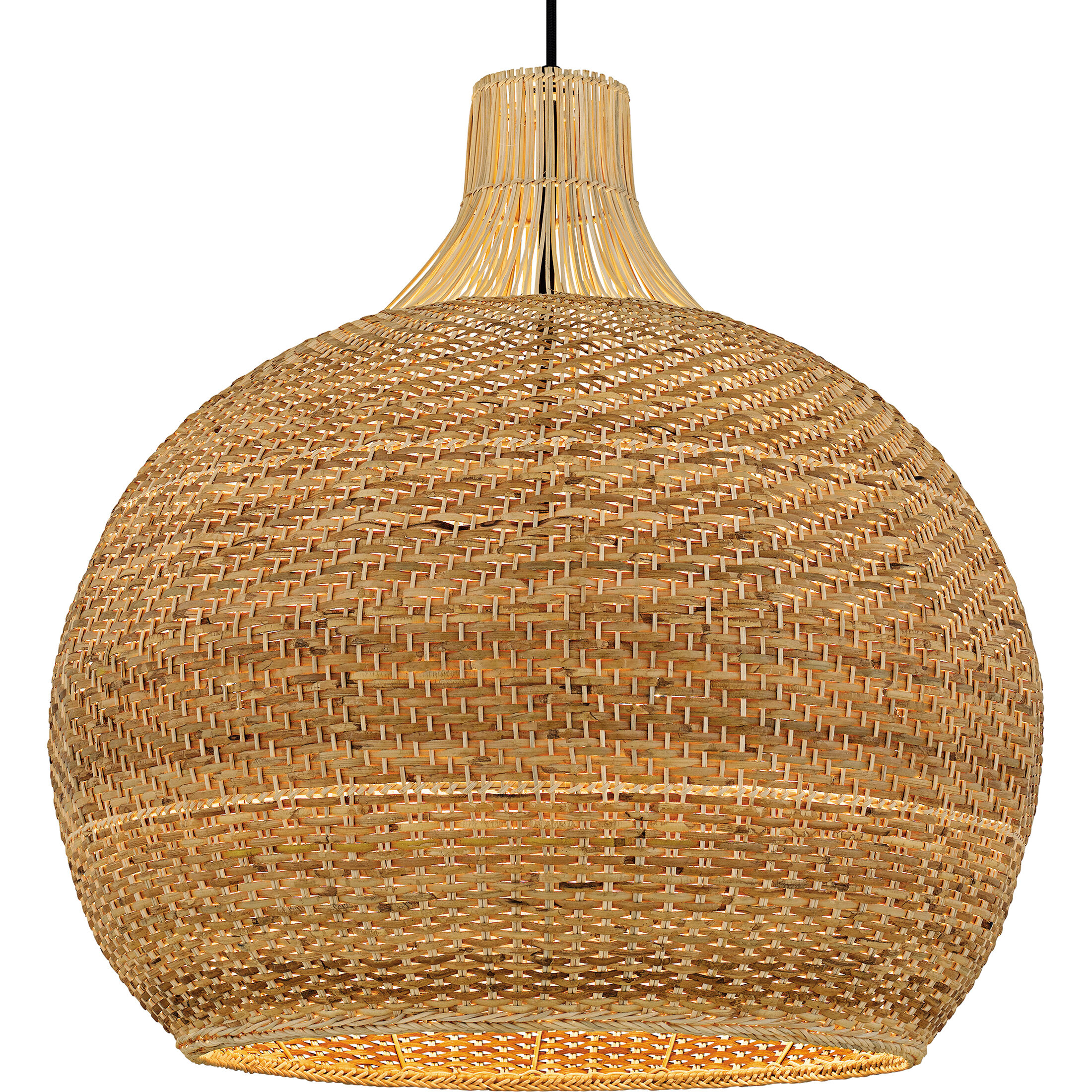 Sycamore 4 Light 28 inch Matte Black Pendant Ceiling Light, Large