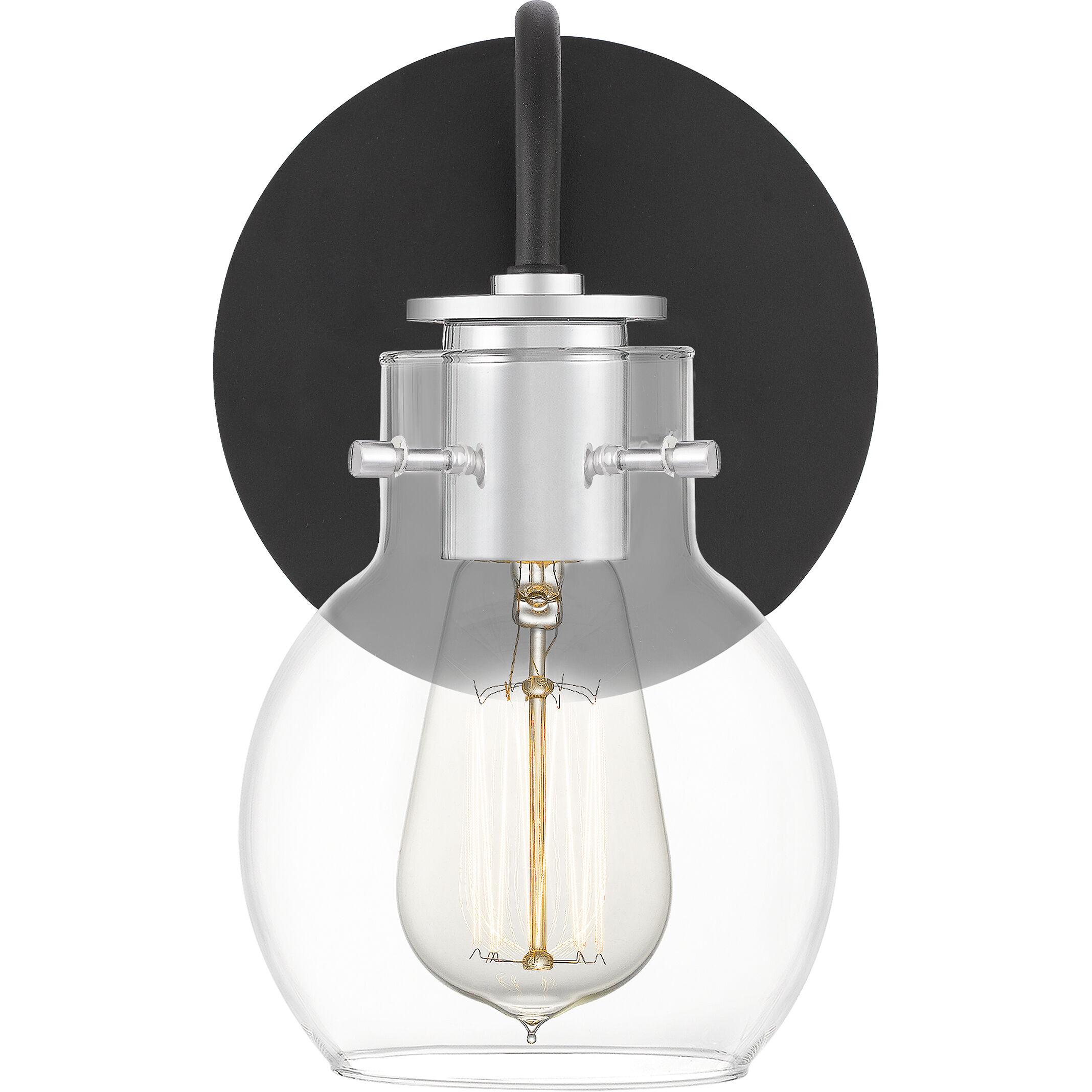 Andrews 1 Light 6 inch Earth Black Wall Sconce Wall Light