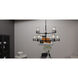 Seymour 9 Light 32.5 inch Matte Black Chandelier Ceiling Light