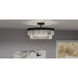 Starlight 4 Light 18.5 inch Matte Black Semi-Flush Mount Ceiling Light, Large