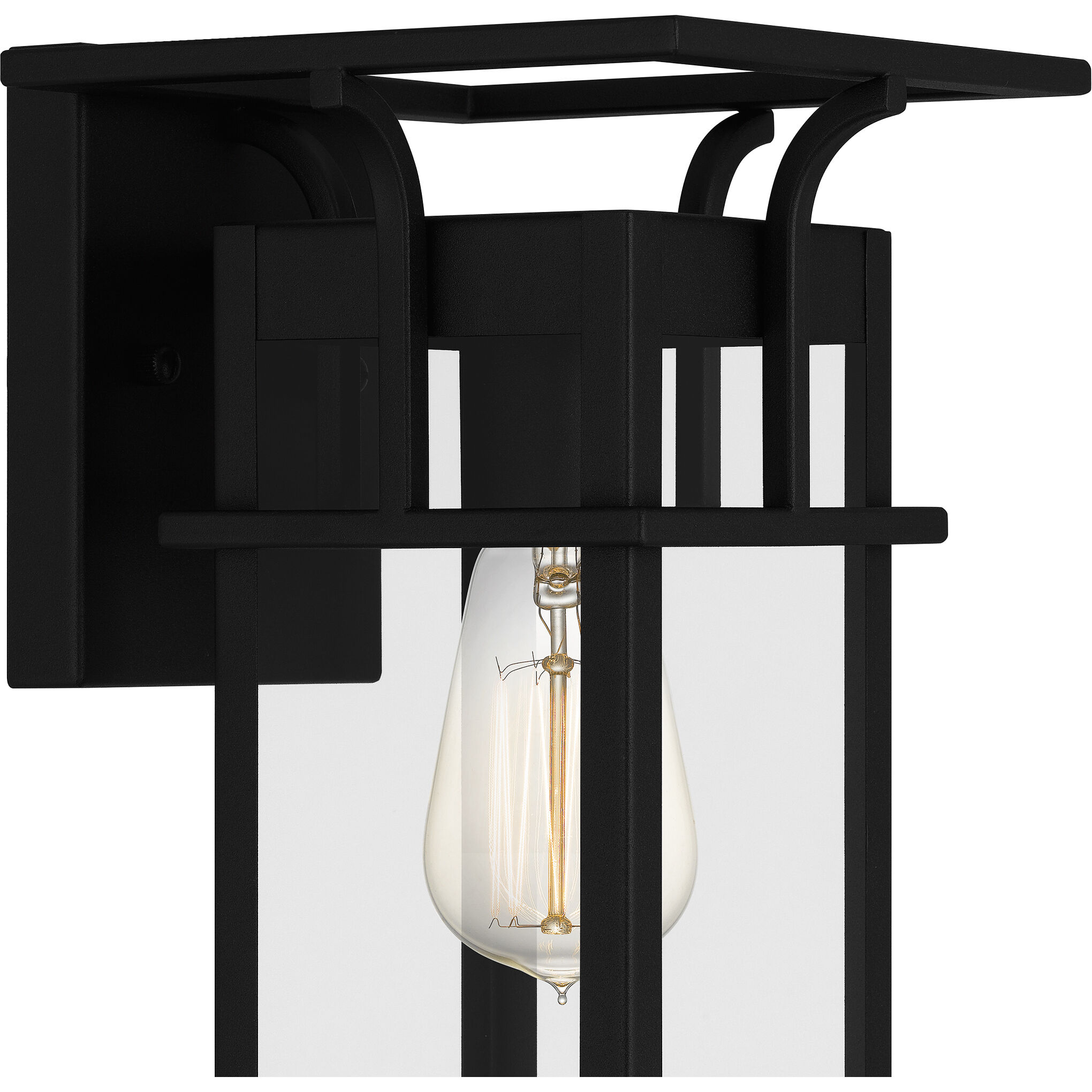 Markley 1 Light 12 inch Earth Black Outdoor Wall Lantern