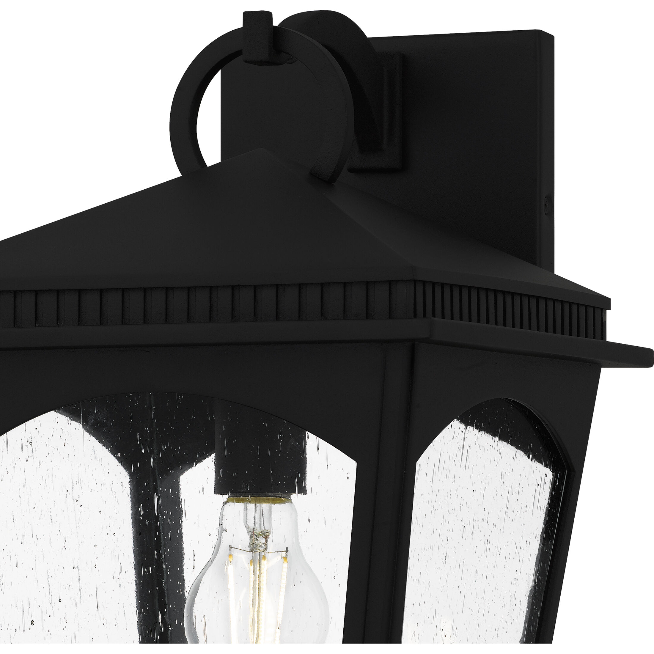 Huck 1 Light 16.75 inch Earth Black Outdoor Wall Lantern, Large