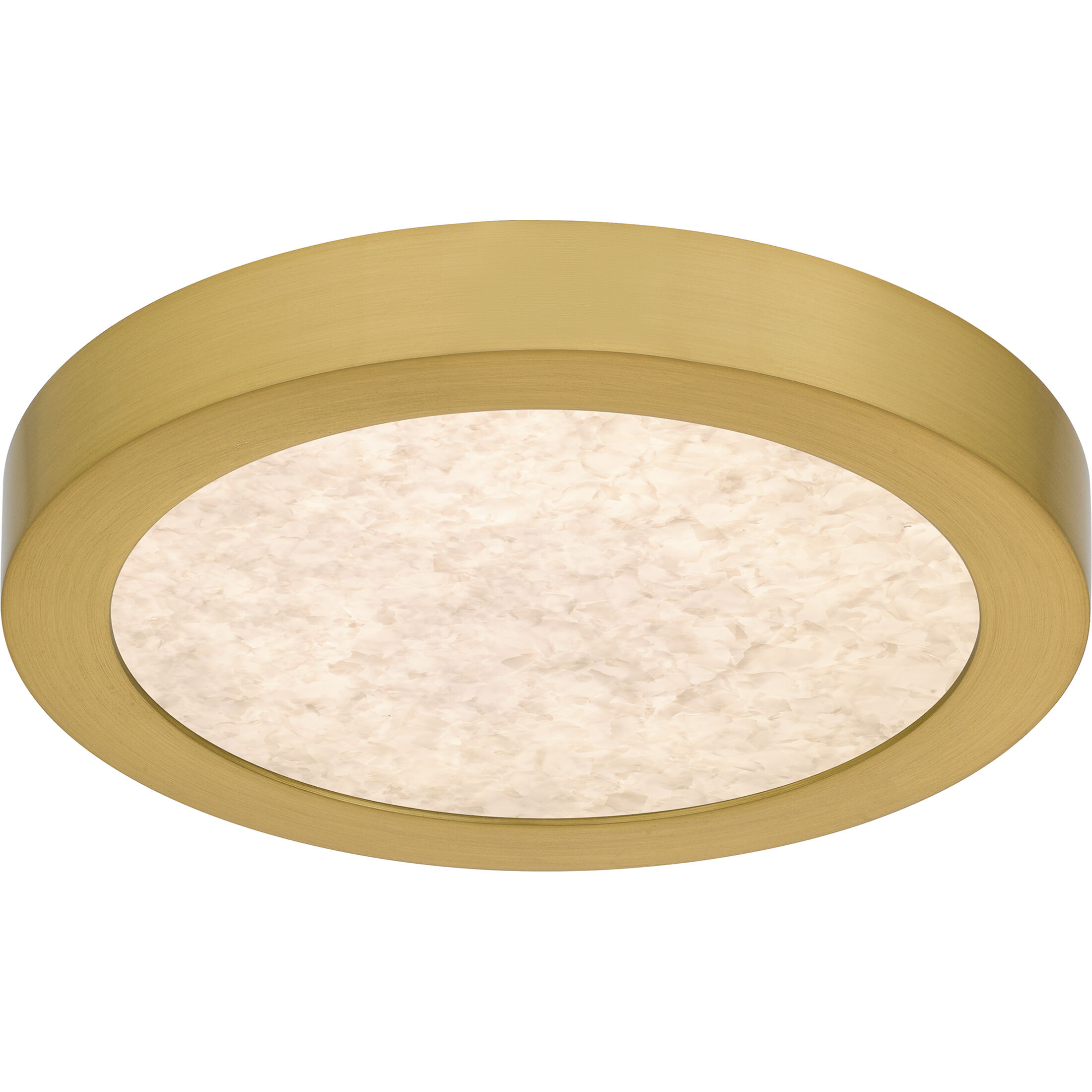 Outskirts LED 7.5 inch Brushed Gold Flush Mount Ceiling Light, Small