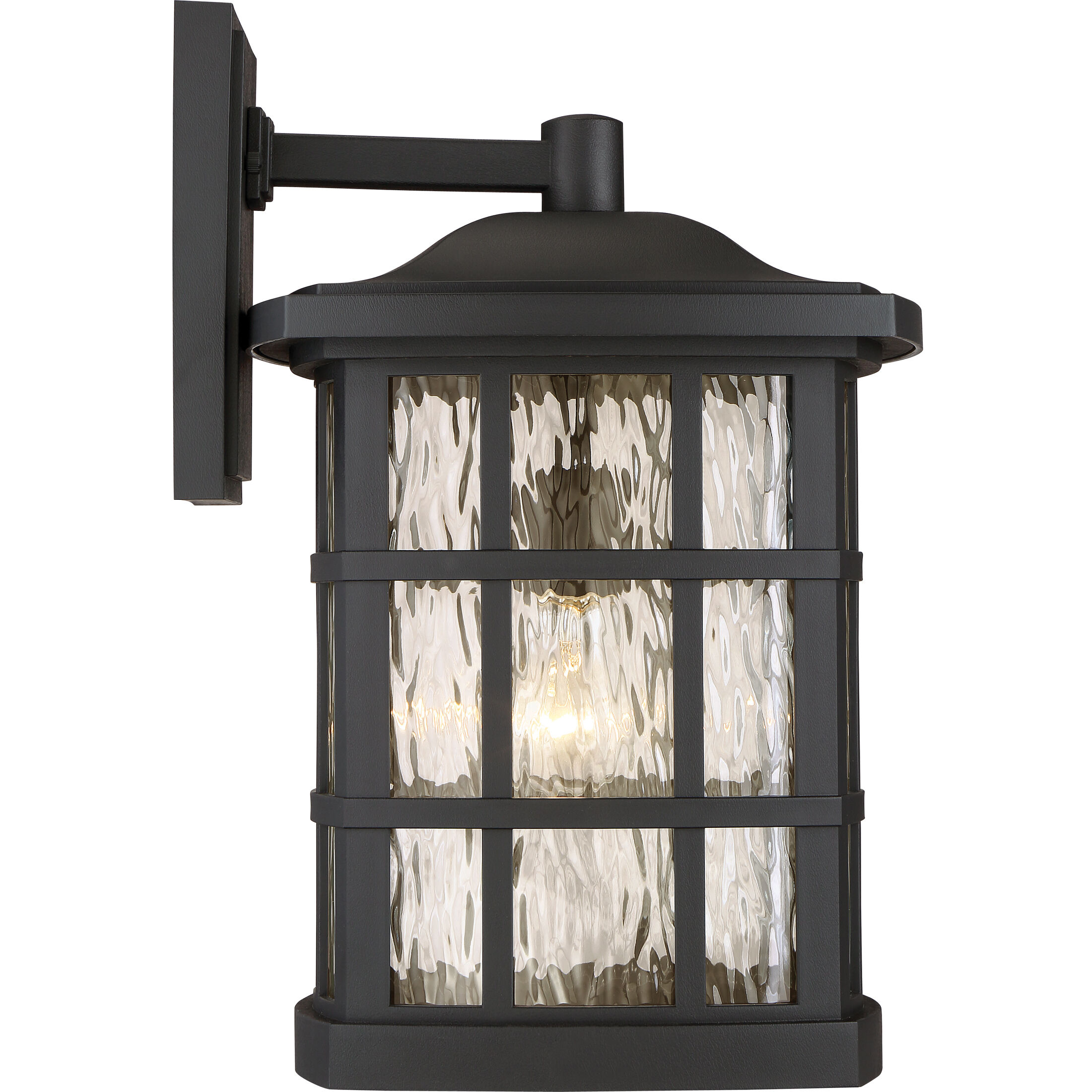 Stonington 1 Light 17 inch Mystic Black Outdoor Wall Lantern