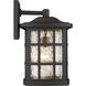 Stonington 1 Light 17 inch Mystic Black Outdoor Wall Lantern