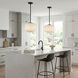 Cara 1 Light 14 inch Matte Black Pendant Ceiling Light