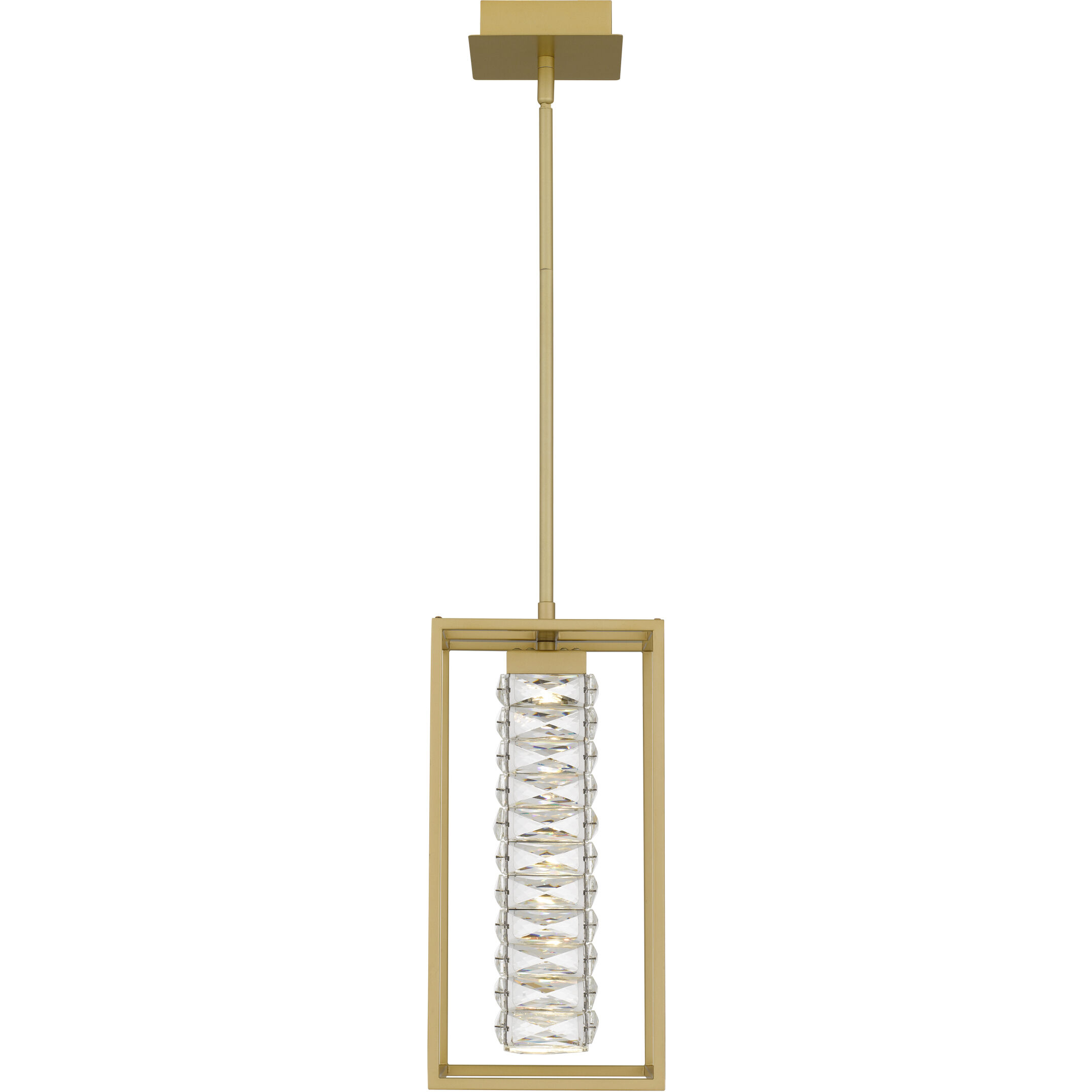 Dazzle LED 8 inch Soft Gold Mini Pendant Ceiling Light