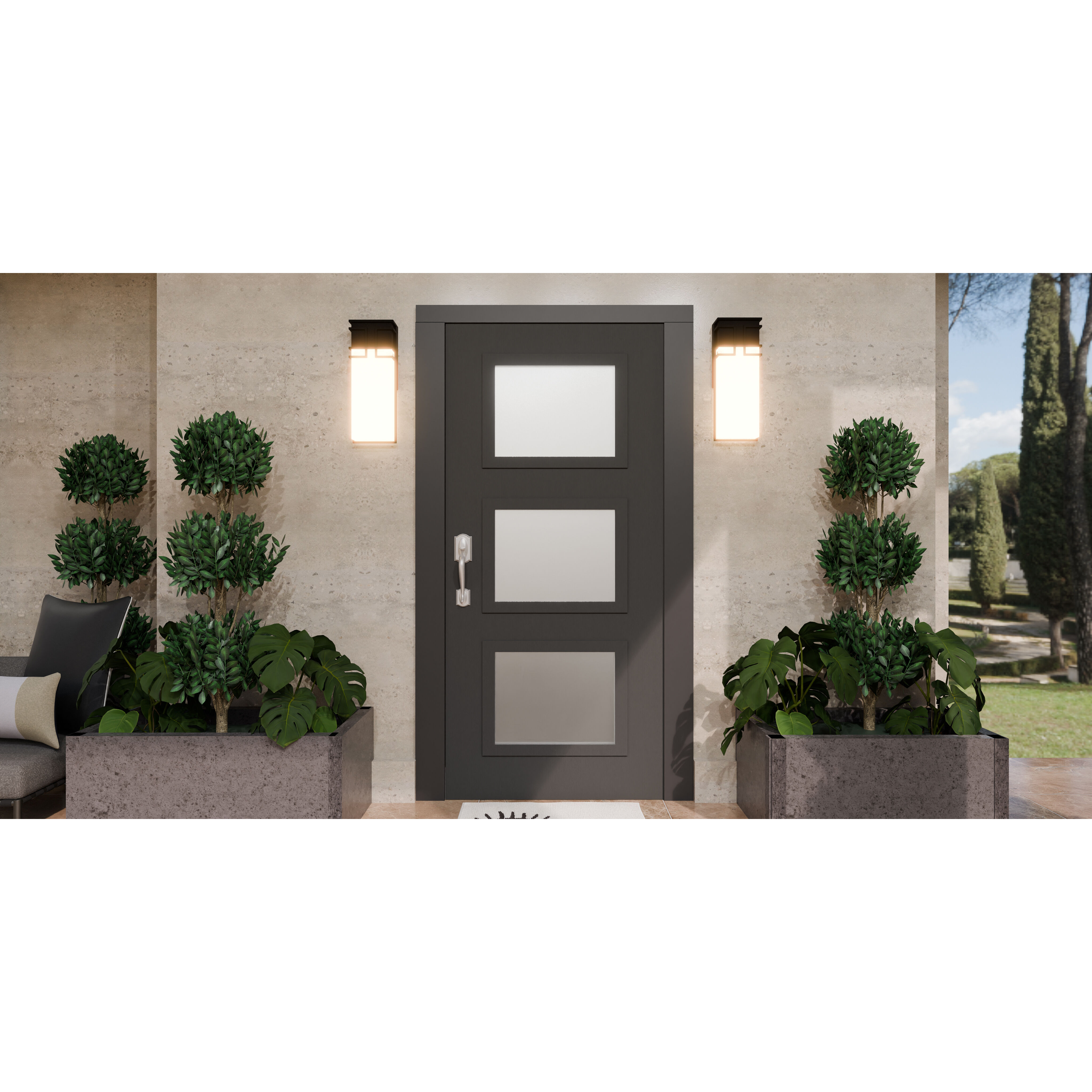 Daymon Outdoor Wall Lantern, Large