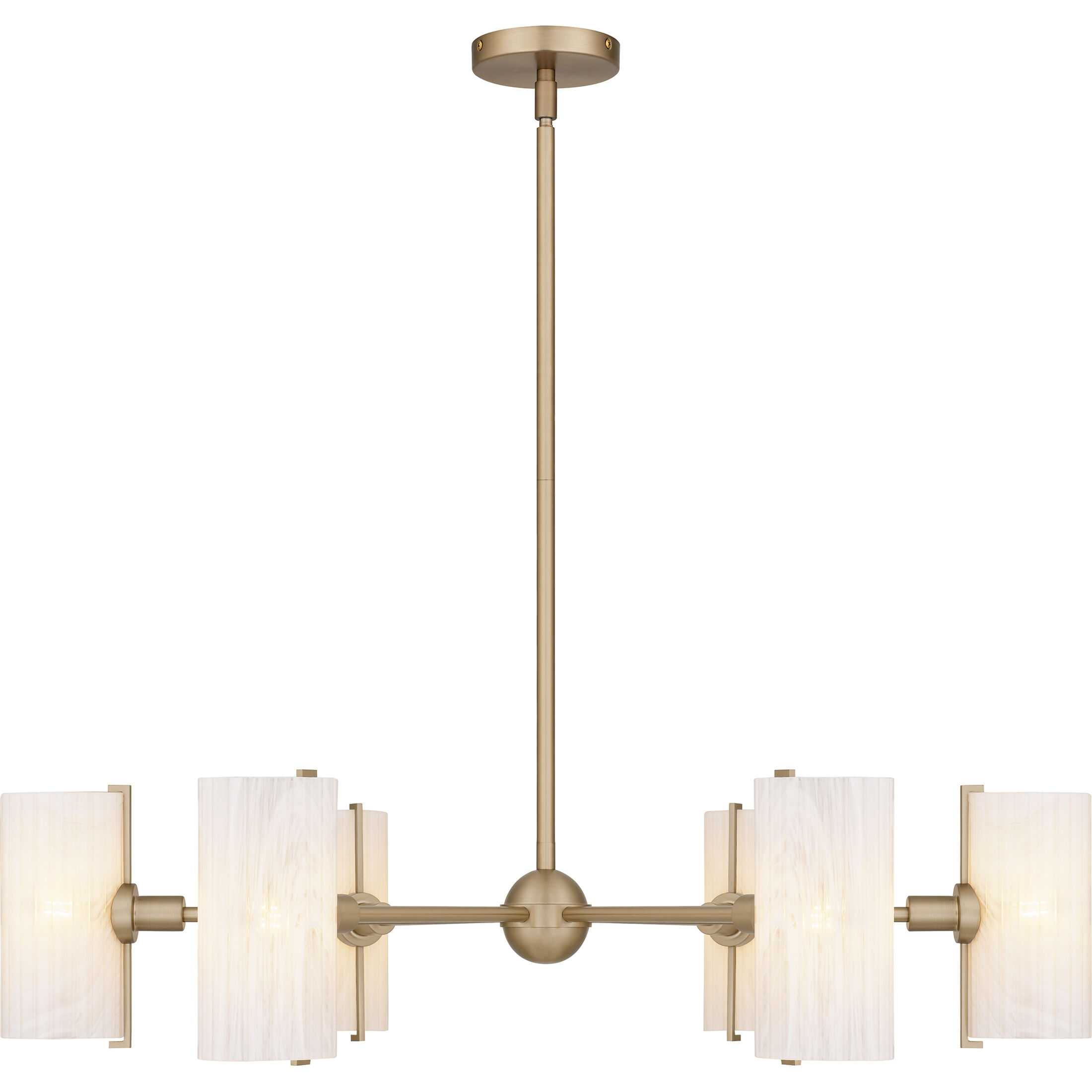 Curran 6 Light 36 inch Bronze Gold Chandelier Ceiling Light