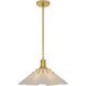 Milton 1 Light 17.5 inch Light Gold Pendant Ceiling Light