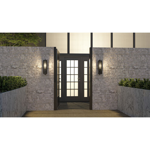 Dale 1 Light 20 inch Matte Black Outdoor Wall Lantern, Medium