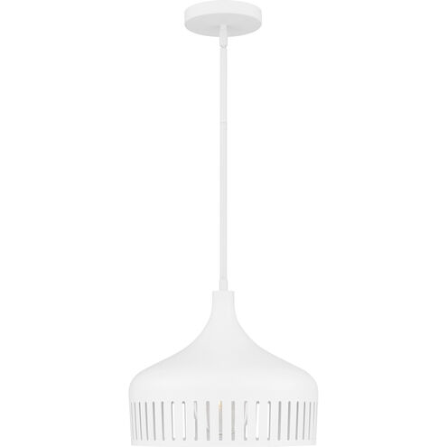 Keagan 1 Light 14 inch Matte White Pendant Ceiling Light