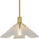 Milton 1 Light 17.5 inch Light Gold Pendant Ceiling Light