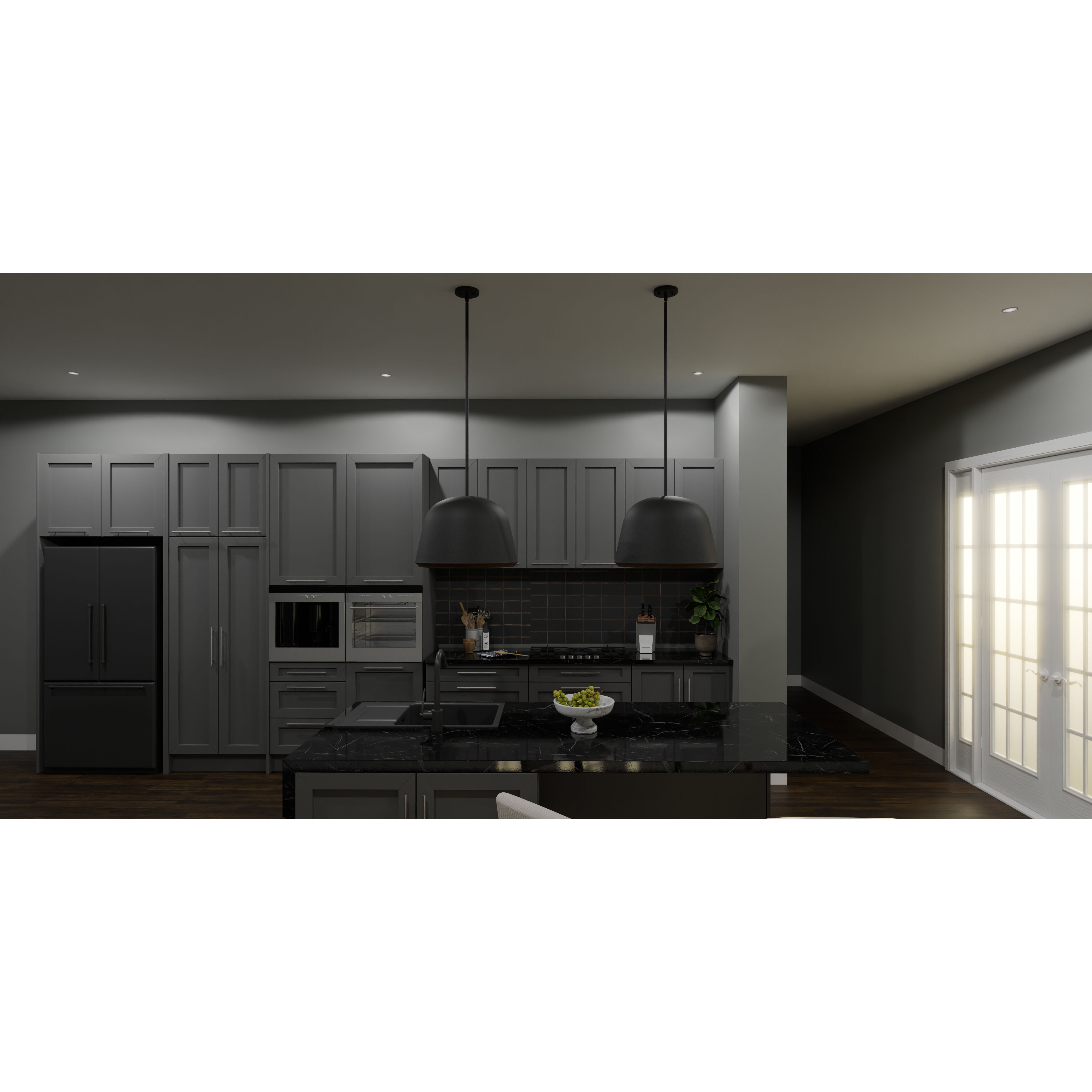 Tamara 4 Light 20 inch Matte Black Pendant Ceiling Light