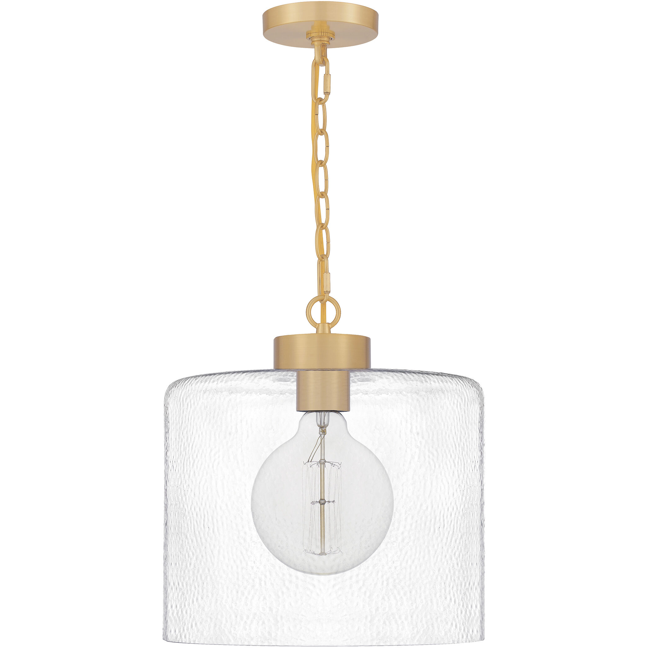 Abner 1 Light 12 inch Aged Brass Mini Pendant Ceiling Light