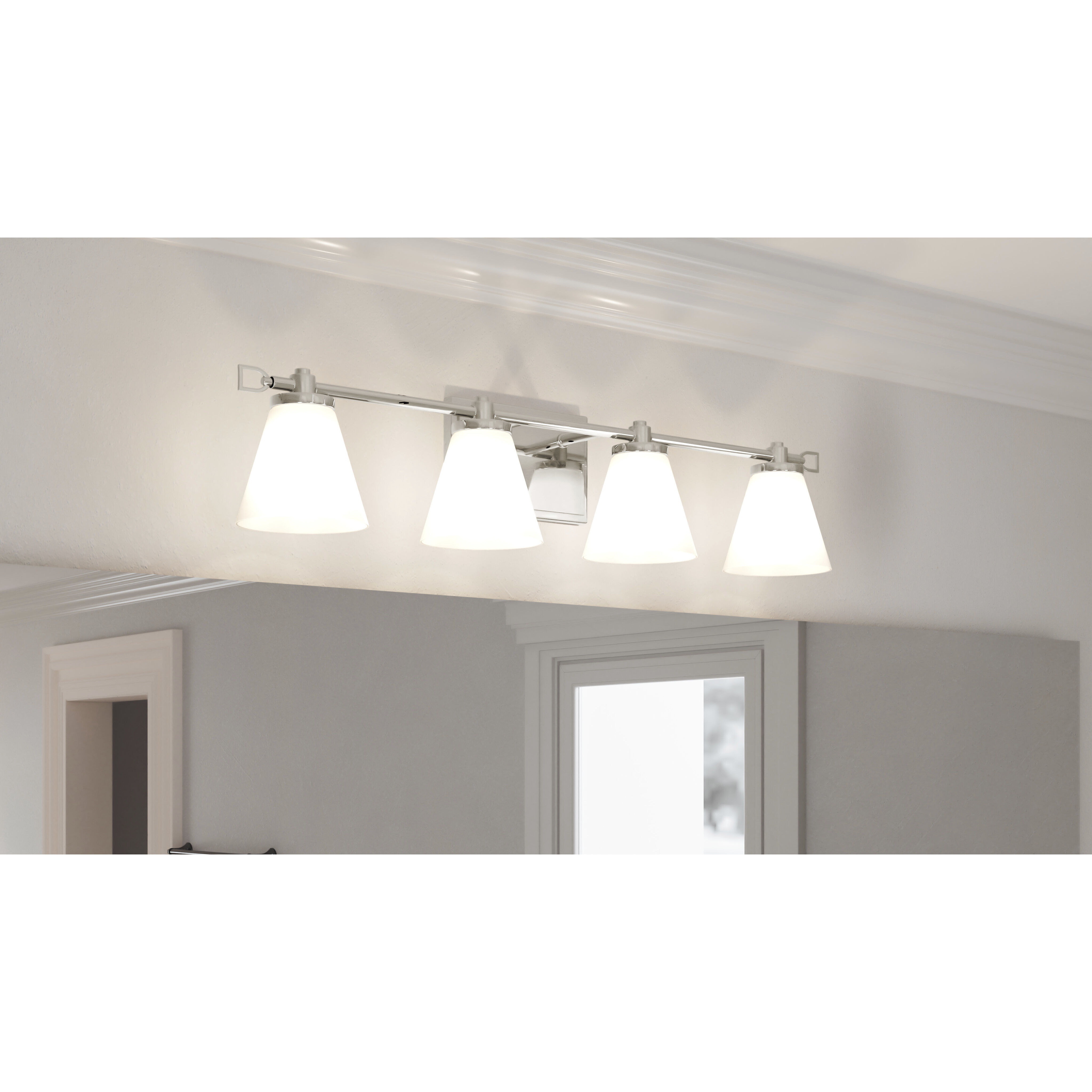 Daniels LED 29 inch Polished Nickel Bath Light Wall Light