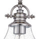 Grant 1 Light 14 inch Brushed Nickel Pendant Ceiling Light