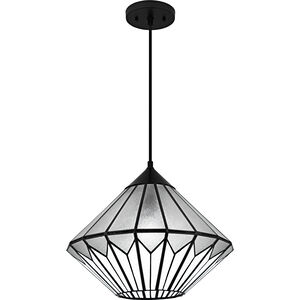 Olivier 1 Light 15 inch Matte Black Pendant Ceiling Light