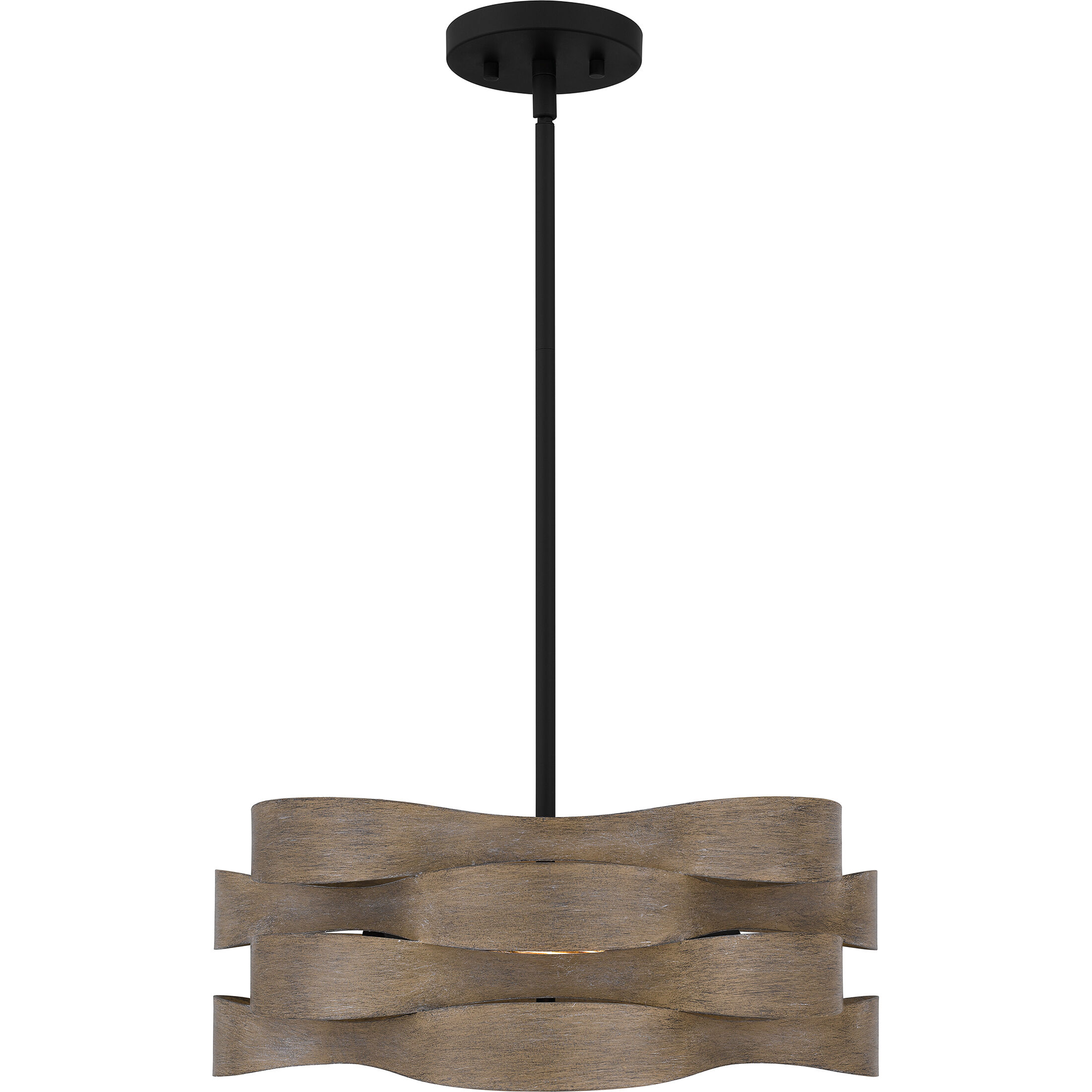 Appleton 2 Light 16 inch Matte Black Pendant Ceiling Light