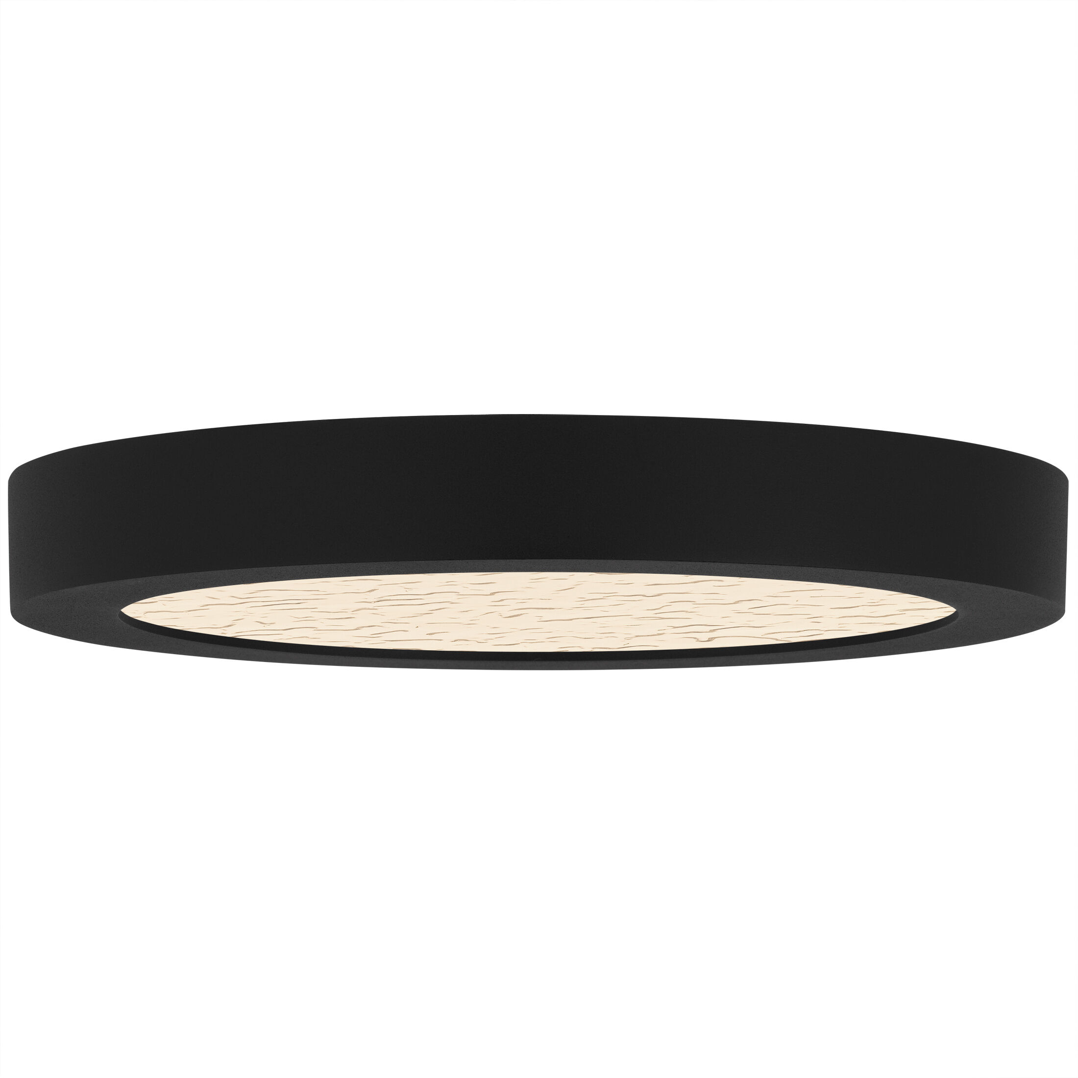 Outskirts LED 7.5 inch Earth Black Flush Mount Ceiling Light, Small