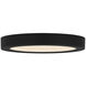 Outskirts LED 7.5 inch Earth Black Flush Mount Ceiling Light, Small