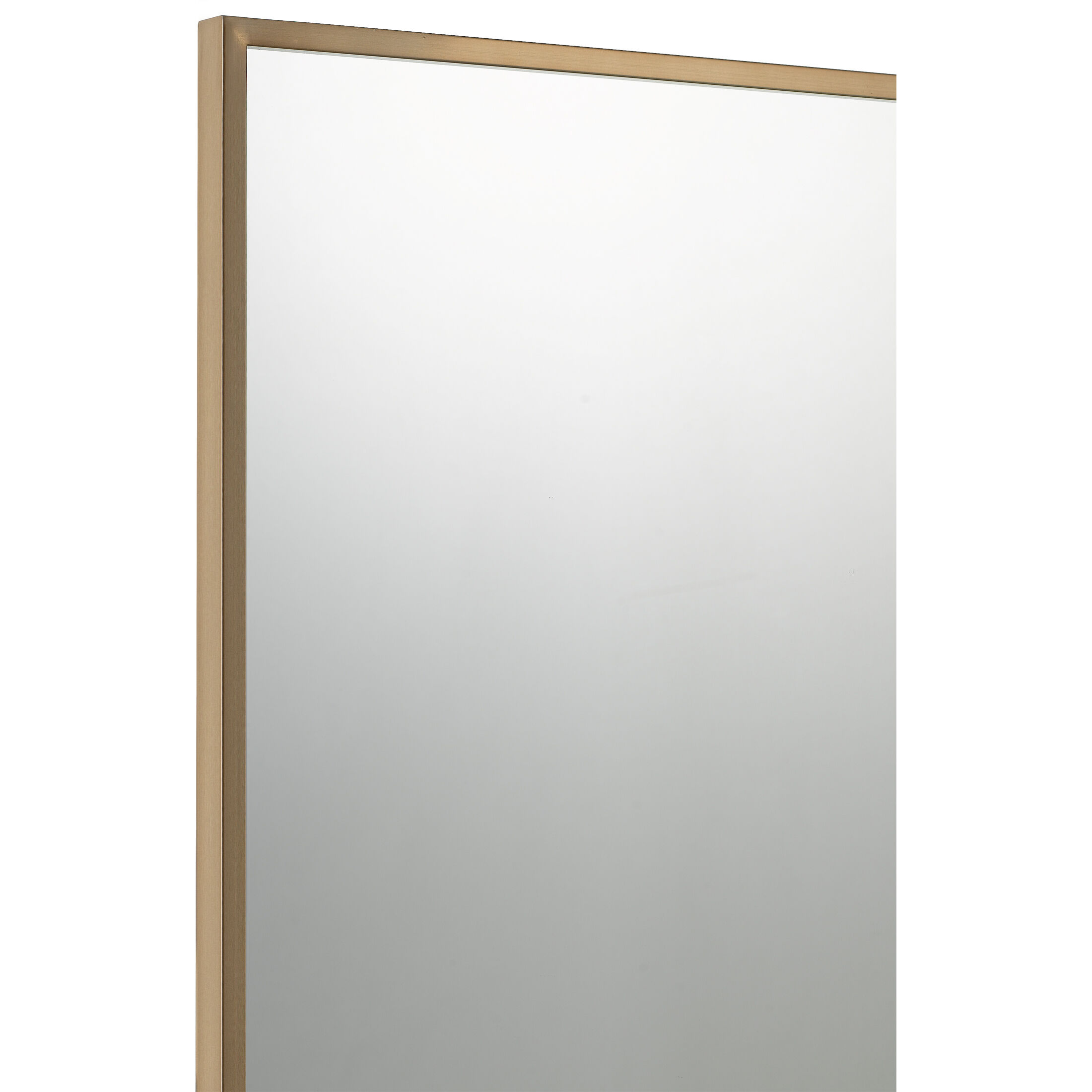 Lockport 36 X 24 inch Antique Brass Mirror