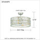Coffman 22 inch Polished Nickel with Silver Blades Fandelier