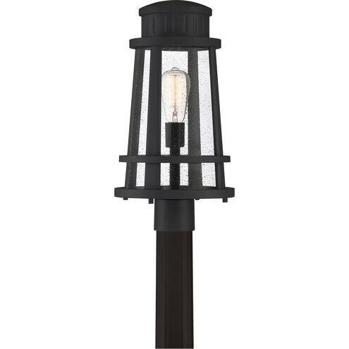 Quoizel Dunham 1 Light 19 inch Earth Black Outdoor Post Lantern DNM9010EK - Open Box