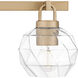 Celina 3 Light 24 inch Bronze Gold Bath Light Wall Light, Large