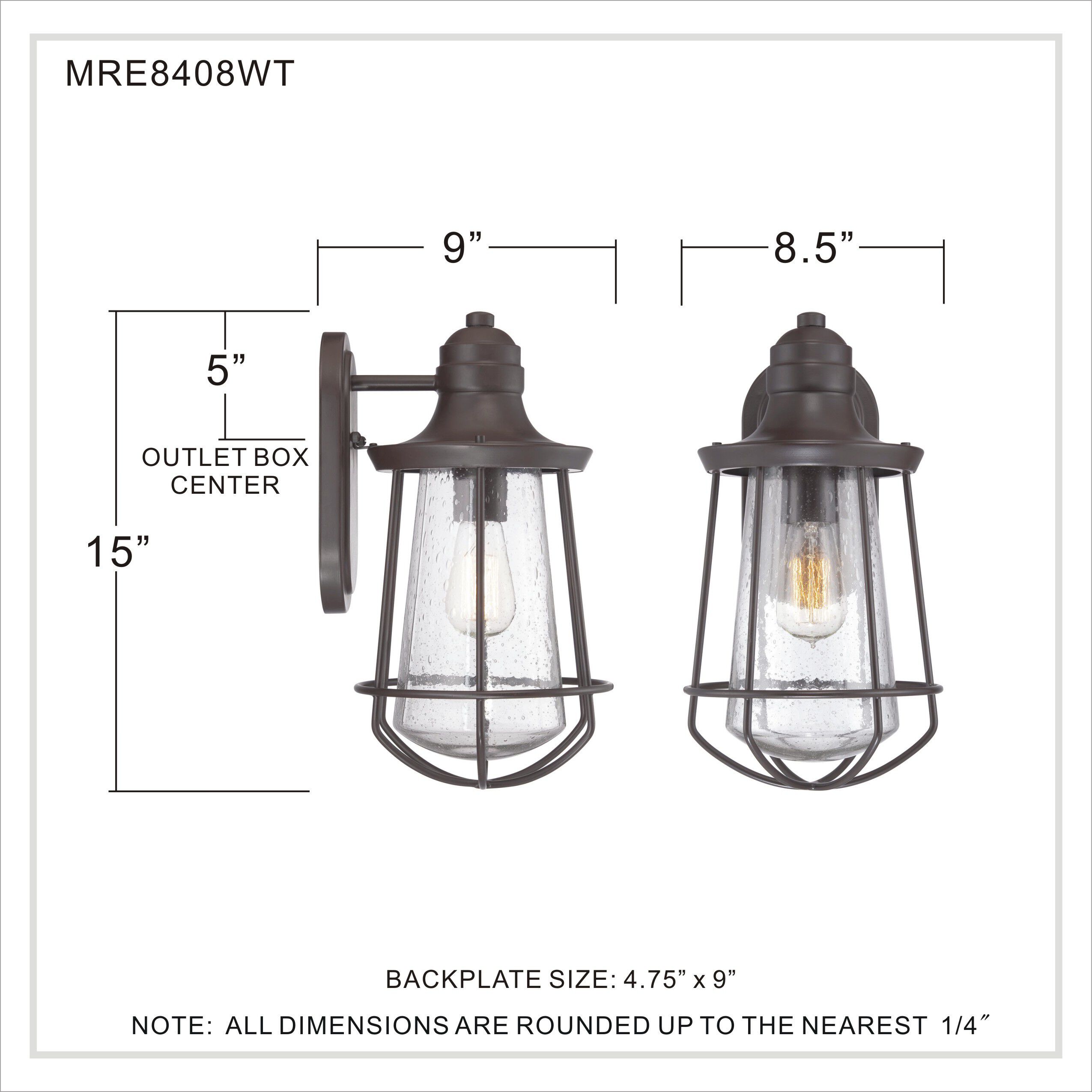 Marine Outdoor Wall Lantern