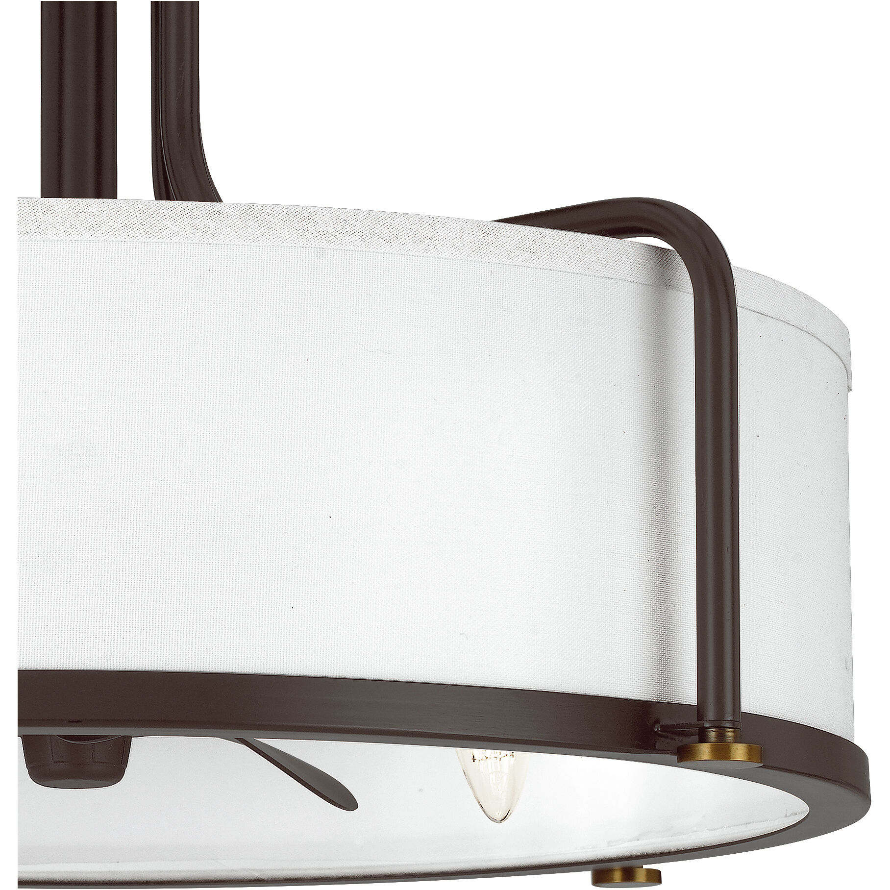 Calvary 23 inch Western Bronze with Brown Blades Fandelier