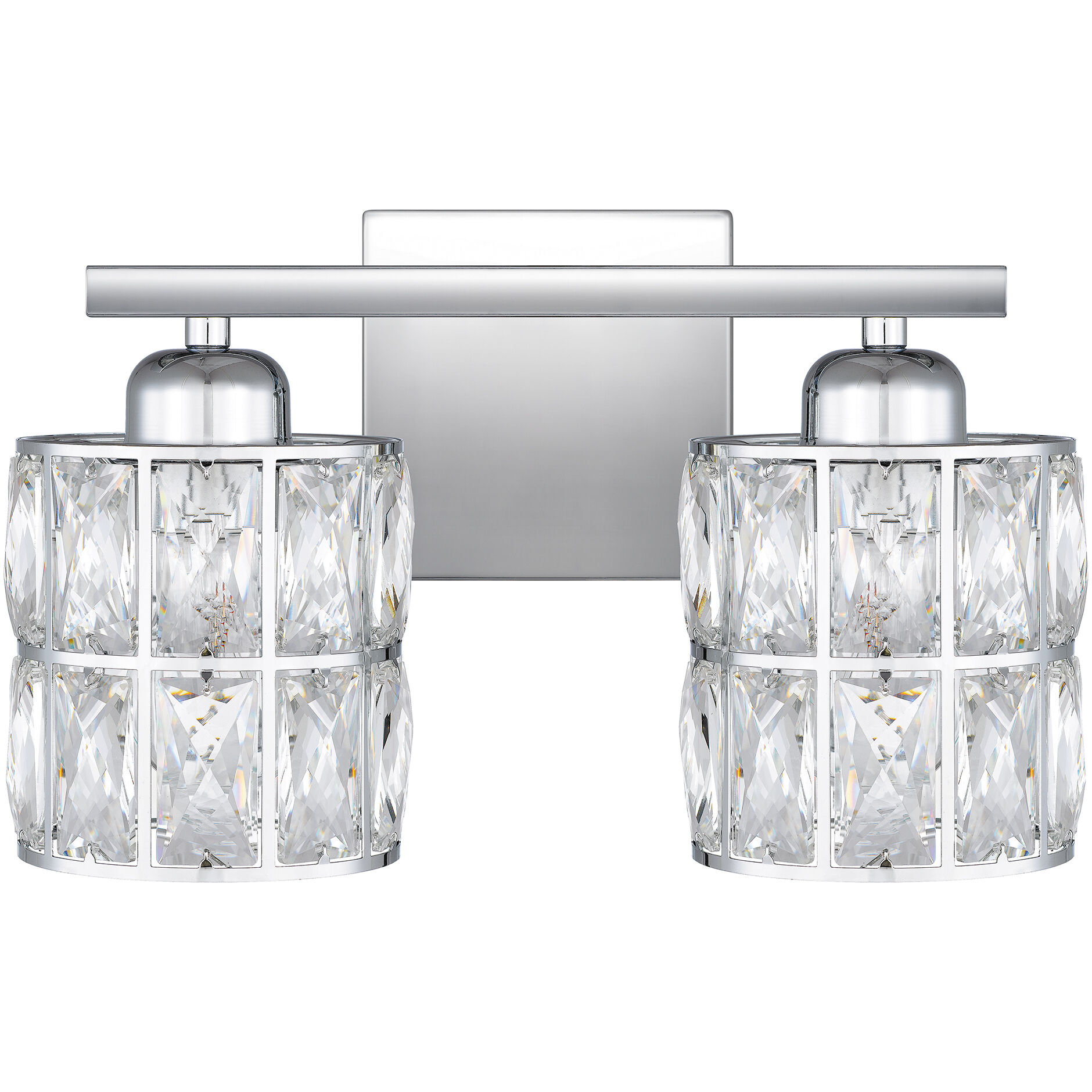 Gibson 2 Light 13 inch Polished Chrome Bath Light Wall Light