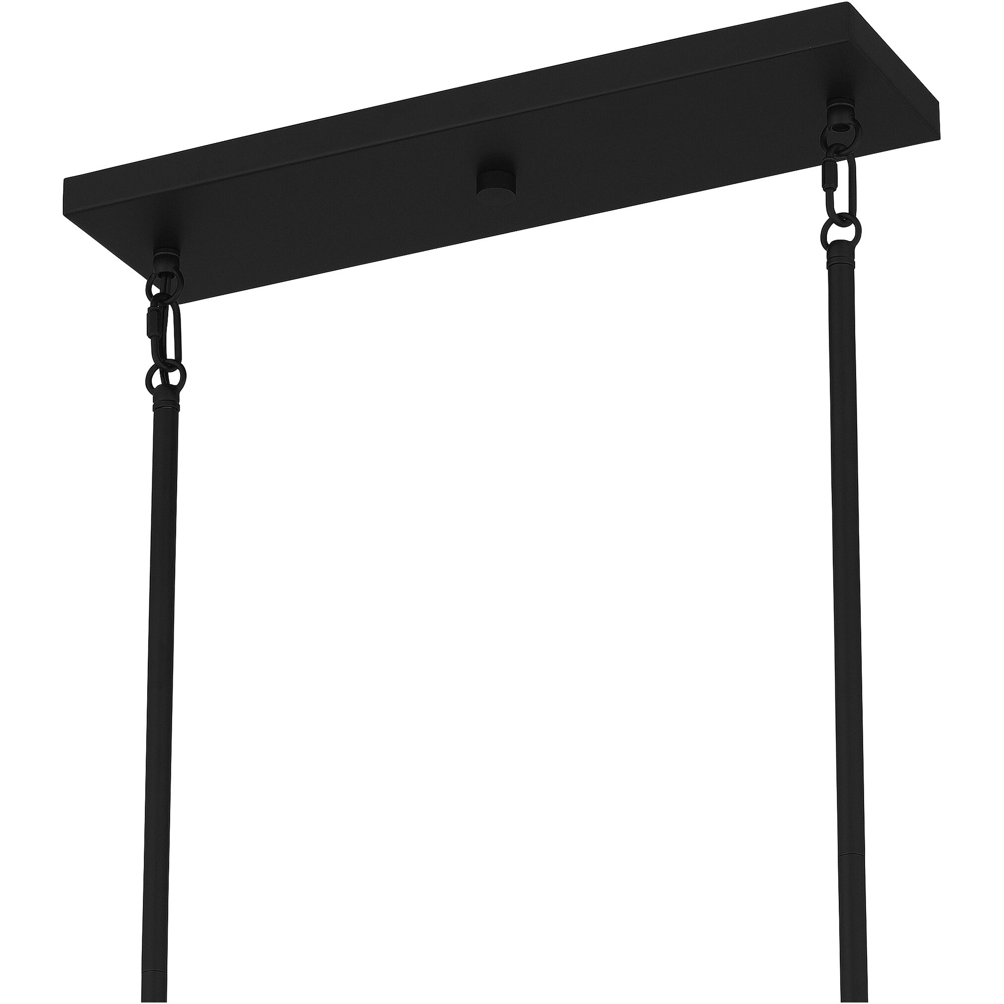 Tilly 5 Light 38 inch Matte Black Island Light Ceiling Light