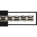 Dazzle LED 33.25 inch Matte Black Bath Light Wall Light, Large